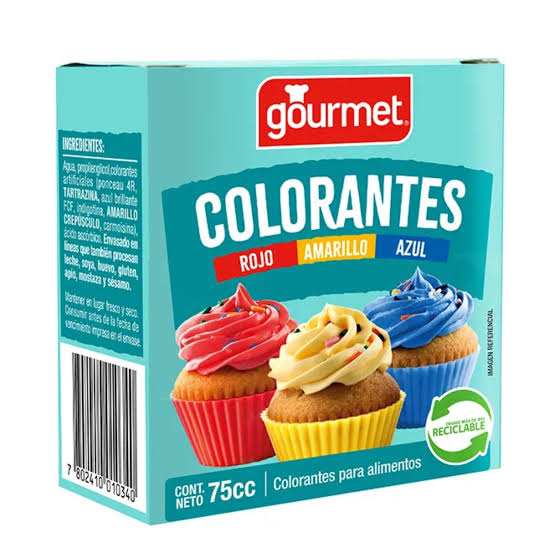 COLORANTES BASICO GOURMET 3 UND