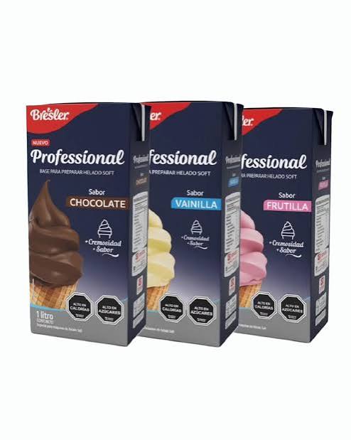 BASE DE HELADO CHOCOLATE Y VAINILLA BRESLER