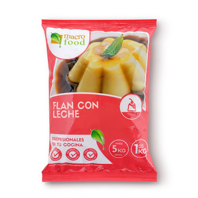 FLAN CON LECHE VAINILLA