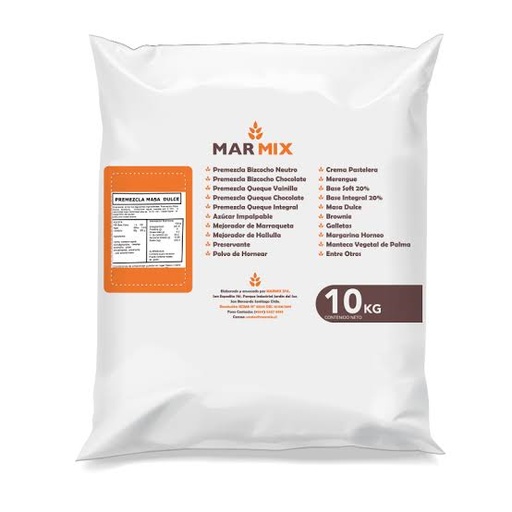 [DOLCETTO] MASAS DULCE X SACO 10KG DOLCETTO