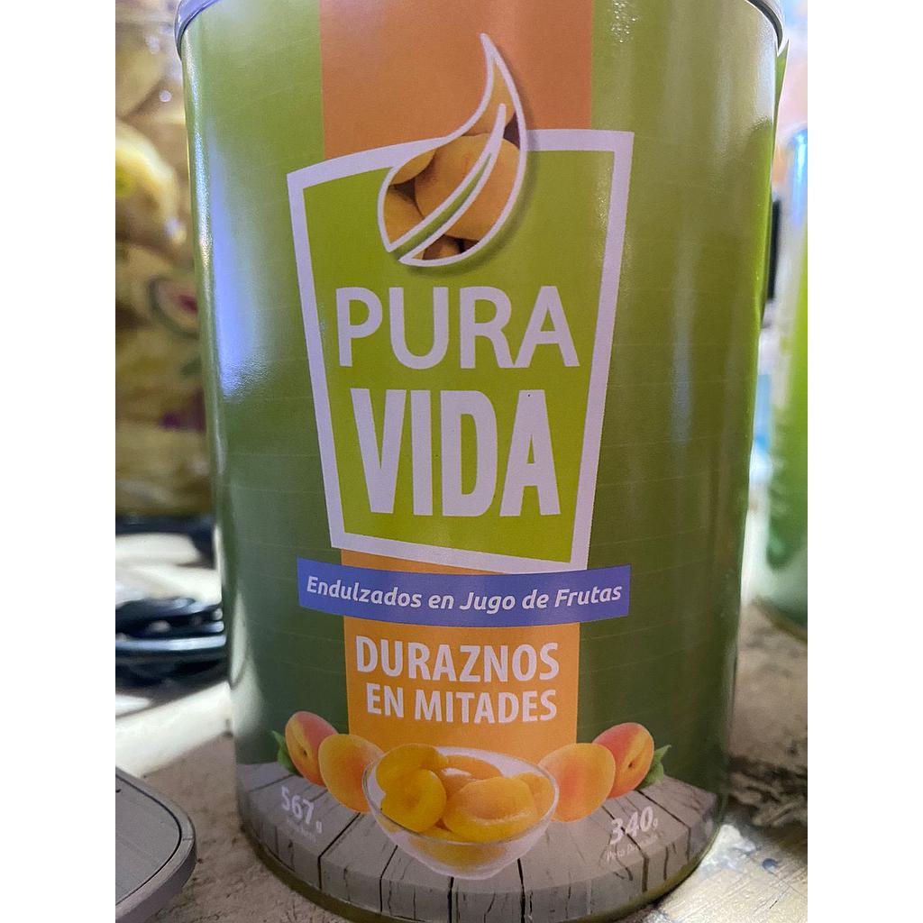 DURAZNO CUBITO 567GR PURA VIDA